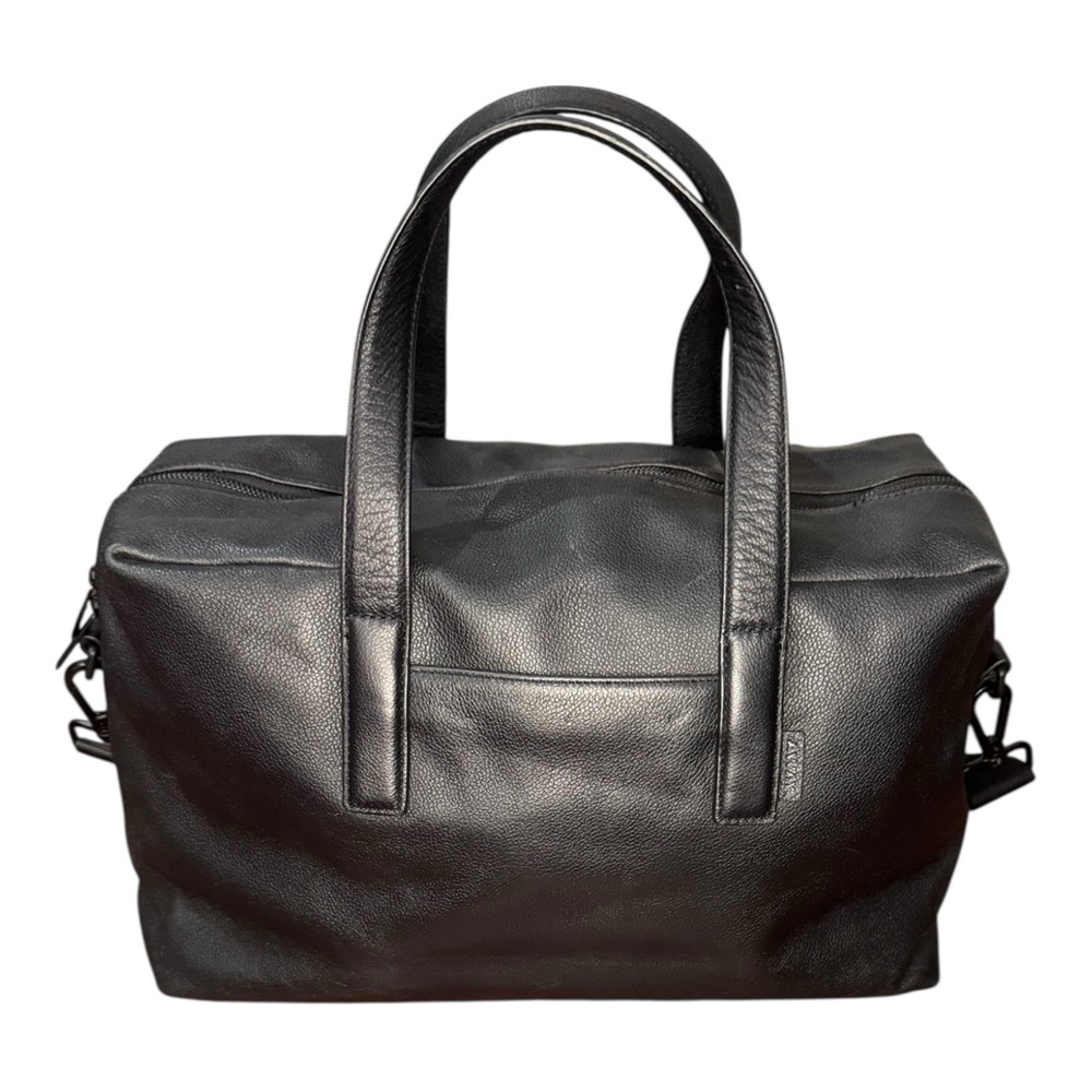 Black Leather Away Everywhere Carryon